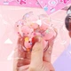 Игрушка сквиш Таба лапка котика 7 см Антистресс Прозрачно-розовая - изображение 2