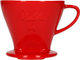 Dripper do kawy Melitta 1x4 porcelanowy Czerwony (4006508219032) - obraz 1