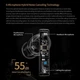 Бездротові навушники Knowledge Zenith Carol, HiFi DSP IPX5 Black/ЧОРНІ (KZC) - зображення 9