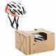 Kask rowerowy Nils Extreme rozmiar L biało-czerwony MTW24 (5907695595697) - obraz 7