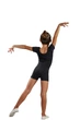 Комбинезон для гимнастики Dance & Sport бифлекс N 016-BF к/р S/110-116 Черный - изображение 2