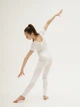 Комбинезон для гимнастики Dance & Sport N 021-8 хлопок S/110-116 Белый - изображение 2
