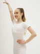 Комбинезон для гимнастики Dance & Sport N 021-8 хлопок S/110-116 Белый - изображение 3
