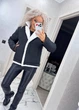 Женская зимняя куртка пилот с мехом K&ML 48 XL - XXL ( 50 - 52 ) Черный ( 48 - 01) - изображение 1