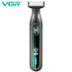 Электробритва VGR V-360 GREEN, универсальная насадка с регулировкой высоты, IPX6, LED дисплей - изображение 4