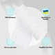 Наволочка для подушки валика 32х68 см сатин білий у смужку бавовна натуральна білий у смужку - зображення 8