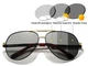 Мужские фотохромные солнцезащитные очки KINGSEVEN K725 Gold Photochromic - изображение 4