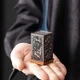 Металлическая квадратная аромалампа курительница для благовоний 6*3,5см (EG4032) - изображение 2