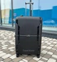 Чемодан Airtex 245 большой L черный полипропиленовый - изображение 1