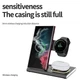 Беспроводная зарядная док-станция 15W 3 в 1 для Samsung, Apple и устройств с функцией беспроводной зарядки Qi - изображение 4