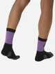 Носки мужские высокие ASICS Lite-show Run Crew Sock 3013A866-501 39-42 Черный/Фиолетовый (4550457653695) - изображение 2