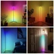 Напольная лампа торшер светодиодная 1.4 m RGB угловая LED FLORLAMP Напольная лампа для спальни с пультом регулируемой яркостью - изображение 2