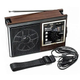 Портативный радиоприёмник от сети Golon RX-9922UAR FM/AM/SW радио колонка MP3/WMA с USB встроенным аккумулятором всеволновой Коричневый - изображение 7
