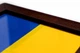 Дубова рамка-футляр для прапора (430*330*40 мм) ручної роботи з персоналізованою латунною табличкою - изображение 6