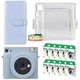 Подарунковий набір камера миттєвого друку Fujifilm Instax Square SQ1 Glacier Blue / Чохол прозорий/ Фотоальбом (80 фото) / Фотопапір (100 знімків) - зображення 1