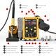 Паяльна станція 2 в 1 KaiLiWei 8586D 750W, фен + паяльник, цифрова індикація - изображение 7