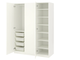 Шкаф PAX IKEA 492.464.68 белый - изображение 3