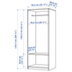 Шафа KLEPPSTAD 79x176 IKEA 804.372.34 - зображення 6