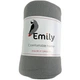 Плед Emily Levity флисовый 125х150 см серый (94190915) - изображение 1