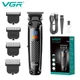 Тример VGR V-972 4 насадки/1400mAh/LED display/IPX6 (00000010538) - зображення 2