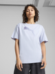Футболка бавовняна жіноча Puma Her Graphic Relaxed Tee 68505447 XS Cool Weather (4067984234094) - зображення 1