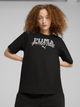 Футболка бавовняна жіноча Puma Class Relaxed Tee 68503101 XS Black (4067984231574) - зображення 1