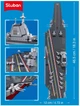 Конструктор Військовий корабель Авіаносець Fujian Sluban Model Bricks 557 деталей - зображення 7