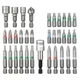 Біти Einhell KWB, 1/4", бітотримач, торцеві головки 3шт, зенківка, SL,PH,PZ,H,T, кейс набір 34шт - изображение 3