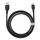 USB кабель з роз'ємом Type-C Baseus Pudding Series Fast Charging (1,2m, 100W, 6A, 480 Mbps). Black - зображення 4