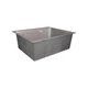 Мийка для кухні інтегрована Lidz Handmade H6050G (LDH6050GPVD43622) Brushed Grey PVD 3,0/1,0 мм - изображение 3