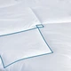 Наматрасник 180х200х35 Ideia home collect lux elite наполнитель 250 с бортом по периметру стеб белый микрофибра арт. 34678 - изображение 3