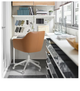 Офисное кресло TOSSBERG / LANGFJALL IKEA 095.130.91 светло-коричневый/белый - изображение 2