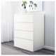 Комод MALM на 4 ящика IKEA 304.035.71 белый - изображение 3