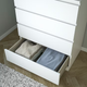 Комод MALM на 4 ящика IKEA 304.035.71 белый - изображение 6