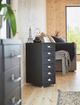 Комод HELMER IKEA 203.419.70 чорний - зображення 7