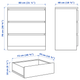 Комод MALM IKEA 204.035.57 черно-коричневый - изображение 3