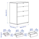 Комод на 4 ящика VIHALS IKEA 004.832.39 - изображение 5