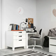 Комод SMASTAD / PLATSA на 3 шухляди IKEA 993.875.21 білий - зображення 4