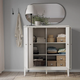 Шкаф IDANAS 121x135 см IKEA 204.588.23 - изображение 2