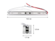 Блок живлення OEM LTR-24-12 stick 12В 24Вт 2А IP20 - зображення 2