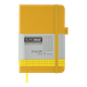 Книга записна Buromax Etalon 95*140мм 96 аркушів у клітинку обкладинка штучна шкіра Жовтий (BM.296160-08) - изображение 1