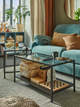 Журнальные столики VITTSJO 2 шт IKEA 802.153.32 черный/коричневый - изображение 7