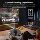 Портативний вуличний і внутрішній проектор ETOE A1172, Android TV 10.0, Native 1080P з Netflix, Google Play, Chromecast і голосовим управлінням, повністю герметичний оптичний модуль з Digtal Keystone, Zoom b1 - зображення 6