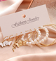 Набір сережок Fashion Jewelry метелика 5 пар біжутерія золотистий колір (SVS) - зображення 7