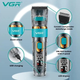Профессиональная аккумуляторная машинка для стрижки VGR V-695 Professional с LED-дисплеем индикатором заряда и 5 насадками. - изображение 5