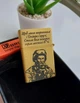 Мужской подарочный набор с индивидуальной гравировкой бокс с зажигалкой, флягой и ручкой в коробке - изображение 3