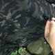 Чоловіча утеплена Куртка HWB SoftShell на флісі чорний мультикам розмір S - зображення 4