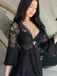 Туника-халат для пляжа Z.Five 32002 черный (бедра 107-110 см) 44 (XXL) - изображение 4