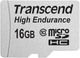 Карта памяти Transcend microSDHC 16GB Class 10 High Endurance + SD адаптер (TS16GUSDHC10V) - изображение 1