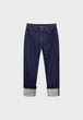 Джинсы/брюки с брюками женские Calzedonia Темно-синий (modp0624 d-blue (XS-S (34-36)) - изображение 6